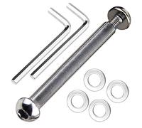 OTFAITP Boulon d'essieu avant et arrière de trottinette M8 8 mm x 28 mm-86 mm en acier au carbone grade 8.8 pour trottinette de cascade/freestyle pour adolescent/adulte - capacité 800+ lb