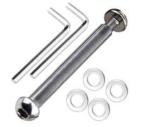 OTFAITP Boulon d'essieu avant et arrière de trottinette M8 8 mm x 28 mm-86 mm en acier au carbone grade 8.8 pour trottinette de cascade/freestyle pour adolescent/adulte - capacité 800+ lb