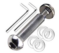 OTFAITP Boulon d'essieu avant et arrière M8 8 mm x 28 mm-86 mm en acier au carbone de qualité 8,8 pour trottinette, ado/adulte, capacité de 800 kg