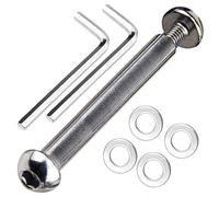 OTFAITP Boulon d'essieu Avant et arrière M8 8 mm x 28 mm-86 mm en Acier au Carbone de qualité 8,8 pour Trottinette, ado/Adulte, capacité de 800 kg