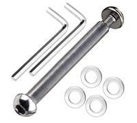 OTFAITP Boulon d'essieu avant et arrière M8 8 mm x 28 mm-86 mm en acier carbone de qualité 8.8 pour trottinette freestyle, adolescent/adulte, capacité de 800 kg