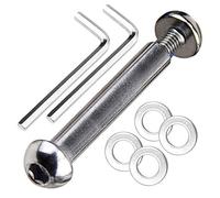 OTFAITP Boulon d'essieu avant et arrière M8 8 mm x 28 mm-86 mm en acier carbone de qualité 8.8 pour trottinette freestyle, adolescent/adulte, capacité de 800 kg