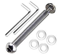 OTFAITP Boulon d'essieu avant et arrière M8 8 mm x 28 mm-86 mm en acier carbone de qualité 8.8 pour trottinette freestyle, adolescent/adulte, capacité de 800 kg