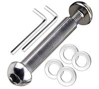 OTFAITP Boulon d'essieu avant et arrière M8 8 mm x 28 mm-86 mm en acier carbone de qualité 8.8 pour trottinette freestyle, adolescent/adulte, capacité de 800 kg