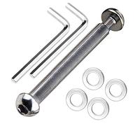 OTFAITP Boulon d'essieu avant et arrière M8 8 mm x 28 mm-86 mm en acier carbone de qualité 8.8 pour trottinette freestyle, adolescent/adulte, capacité de 800 kg