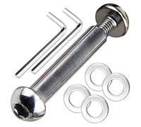 OTFAITP Boulon d'essieu avant et arrière M8 8 mm x 28 mm-86 mm en acier carbone de qualité 8.8 pour trottinette freestyle, adolescent/adulte, capacité de 800 kg