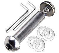 OTFAITP Boulon d'essieu avant et arrière M8 8 mm x 28 mm-86 mm en acier carbone de qualité 8.8 pour trottinette freestyle, adolescent/adulte, capacité de 800 kg