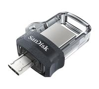 SanDisk Ultra® Dual Drive m3.0 Mémoire supplémentaire USB pour smartphone/tablette 64 GB USB 3.1 (Gen 1)