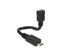 OTG ShapeCable - Rallonge de câble USB - Micro-USB de type B (F) pour Micro-USB de type B (M) - USB 2.0 OTG - 15 cm - noir