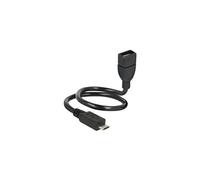 OTG ShapeCable - Rallonge de câble USB - USB (F) pour Micro-USB de type B (M) - USB 2.0 OTG - 35 cm - noir