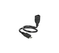 OTG ShapeCable - Rallonge de câble USB - USB (F) pour Micro-USB de type B (M) - USB 2.0 OTG - 35 cm - noir