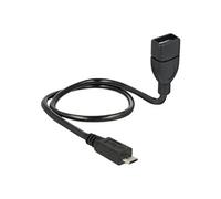OTG ShapeCable - Rallonge de câble USB - USB (F) pour Micro-USB de type B (M) - USB 2.0 OTG - 50 cm - noir
