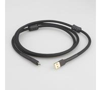 OTG usb linii hifi kabel USB podwójny magnetyczny pier?cie? poz?acane wzmacniacz DAC kabel USB A do micro USB