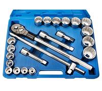 otgerlensker products Coffret clés à douilles poids lourds en taille impériale 12 pans, 3/4 21 pièces