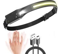 Othemo 230 led Headlamp, Othemo Lampe Frontale LED Rechargeable 230°, Lampe Frontale Puissante avec 6 Modes d'Éclairage, pour Sport/l'Exploration/Travail/Camping/Réparation/Cyclisme (1 pièces)