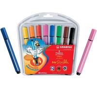 Other Stabilo Trio Scribbi Felt Pen Wallet, Pack Of 8