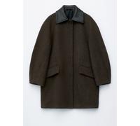 & Other Stories Manteau mi-saison marron / noir, Taille XS