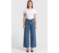 & Other Stories S3 Aura Cut Blue Taille: 34 | Pantalons larges Outlet | Femme | Bleu