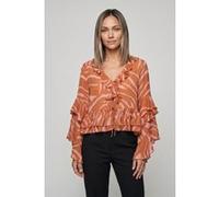 & Other Stories Zorro Blouse Brown Taille: 36 | Manches longues Outlet | Femme | Marron