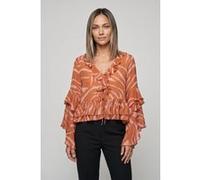 & Other Stories Zorro Blouse Brown Taille: 38 | Manches longues Outlet | Femme | Marron