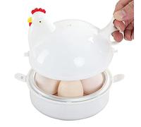 Otherway Cuiseurs À Œufs - Cuiseur Oeuf Micro Ondes, Cuiseur À Œufs Rapide en Forme De Poule, Cuiseur À Œufs pour Micro-Ondes, Coquetiers De 4 Oeufs en Forme De Poulet Four Micro-Ondes, 01