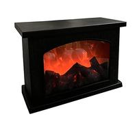 Otherway Fausse Cheminée Électrique, Lanterne Cheminée Électrique, Lumière LED Cheminée sans Flamme, pour Balcon Cour Décoratif