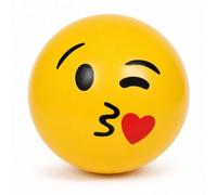OTHERWISETRIVIAL Ballon Emoji en PVC Multicolore 23 cm pour Piscine, Plage et Jardin Unisexe Visages aléatoires