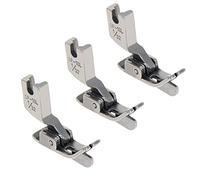 Othmro SP-18L Lot de 3 pieds presseurs à charnière pour machine à coudre industrielle Argenté 1 mm