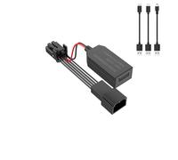 OthoKing Adaptateur secteur pour caméra embarquée - Support de rétroviseur - USB intégré - Réglable pour différents véhicules - Confirmez l'ajustement avant l'achat