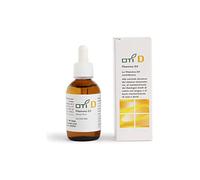 OTI D Vitamine D3- Supplément sous forme de gouttes avec de la vitamine D3 dans de l'huile de tournesol à l'arôme de citron eo Made in Italy, végétalien, sans gluten