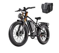 OTIDA X2 - Velo Electrique 26"" - Moteur 3000W - 52V/30Ah - 65 km/h Max - 120KM Max - Shimano7 vitesses-frein hydraulique-noir