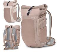otinga Flow Rolltop Sac à dos pour homme et femme avec volume de 23 à 27 l et compartiment pratique pour ordinateur portable I Idéal comme sac à dos de vélo sans porte-bagages I Sac à dos