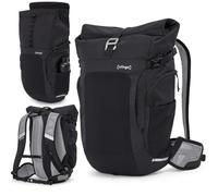 otinga Flow Rolltop Sac à dos pour homme et femme avec volume de 23 à 27 l et compartiment pratique pour ordinateur portable I Idéal comme sac à dos de vélo sans porte-bagages I Sac à dos