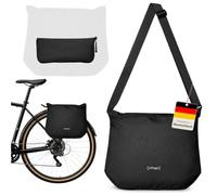 otinga Shopper Sac de vélo pliable [volume 16 l] - Sac de courses pour vélo | Sacoche de porte-bagages compacte avec bandoulière - Idéal comme sac supplémentaire pour le rangement - Petit sac de vélo