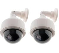 Otio Caméra de Surveillance extérieure factice avec LED (Lot de 2)