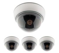 Otio Caméra de Surveillance intérieure factice avec LED (Lot de 4)