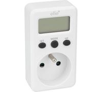 Otio Contrôleur de consommation électrique - 3 indicateurs - Blanc