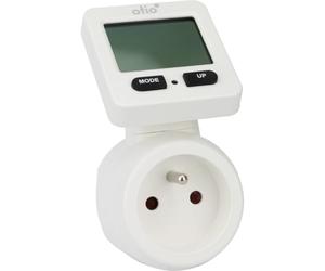 Otio Contrôleur de consommation électrique 4 indicateurs - Blanc