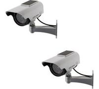 Otio - Lot de 2 caméras solaires factices LED