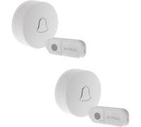 Otio - Lot de 2 carillons sans fil mobiles 50m