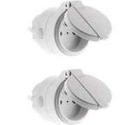 Otio - Lot de 2 prises connectées extérieur pilotables télécommande