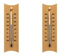 Otio - Lot de 2 thermomètres classiques à alcool