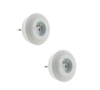 Otio - Lot de 2 veilleuses LED multicolores automatiques + capteur de jour
