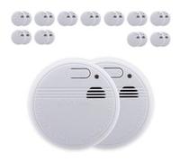 Otio - Lot de 24 détecteurs de fumée autonomie 3 ans - pile et accessoires