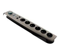 Otio - Multiprise parafoudre 6 prises 16A avec interrupteur + USB + 2 prises RJ11 G