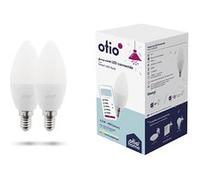Otio - Pack de 2 ampoules LED connectées Bluetooth E14 5W G