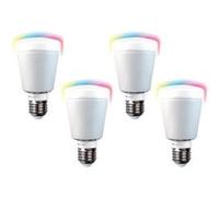 Otio - Pack de 4 ampoules LED multicolores connectées 7W B22 - Beewi G
