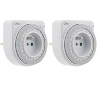 Otio Programmateur mécanique - Blanc (Lot de 2)