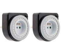 Otio Programmateur mécanique - Noir (Lot de 2)