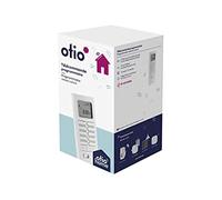 Otio - Télécommande Programmable 16 Canaux avec Fonction Thermostat - Contrôle Éclairage, Appareils Électriques et Volets Roulants - Compatible RF 433,92Mhz - Blanc